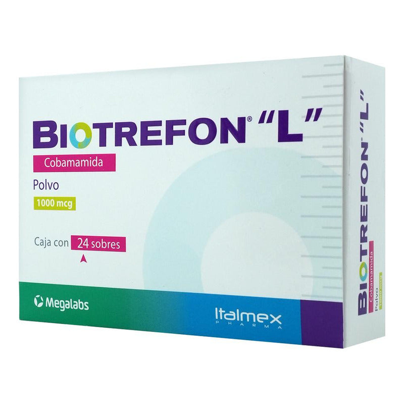 Biotrefon L Polvo 1000 Mcg, 24 Sobres