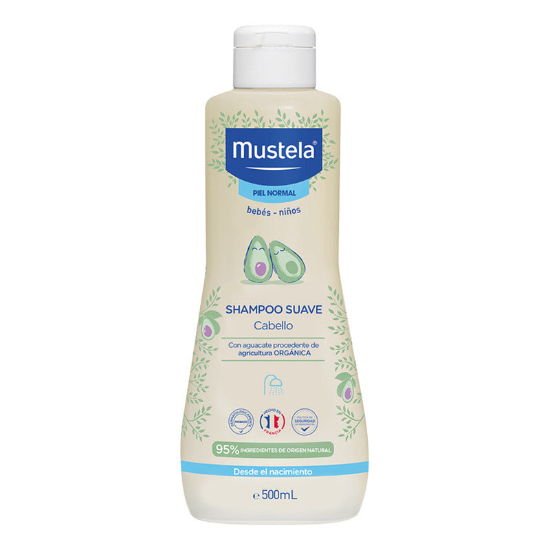 Mustela Shampoo Suave Para Bebé Piel Normal 500ml