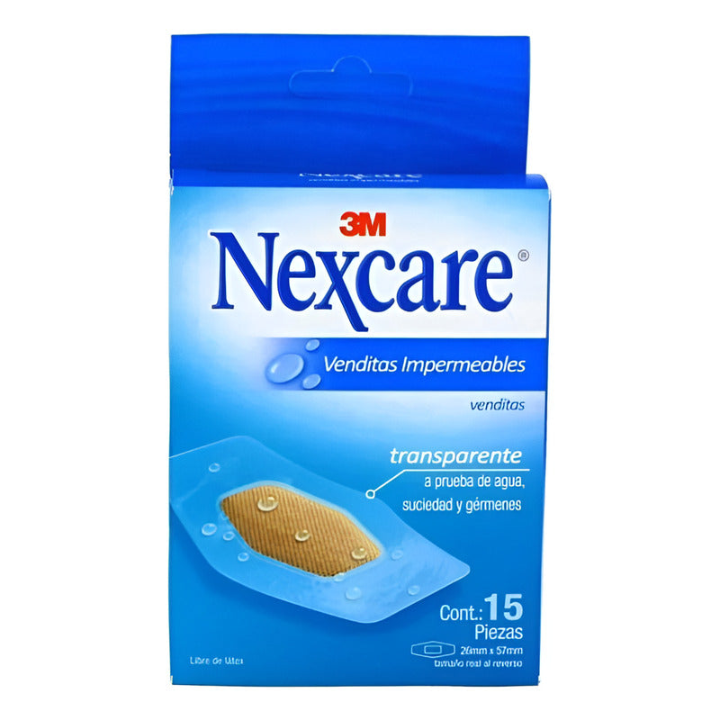 3m Nexcare Venditas Impermeables 15 Piezas