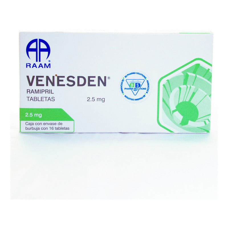 Venesden Ramipril 2.5mg C/16 Tabletas Raam