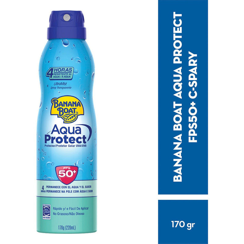 Banana Boat Agua Protect 50+fps Protector Solar Spray 170g