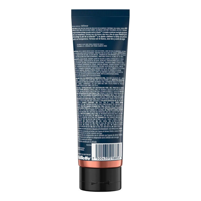 Gel Para Afeitar King C. Gillette Con Aloe Para Rasurar La Barba Con Rastrillo 170ml