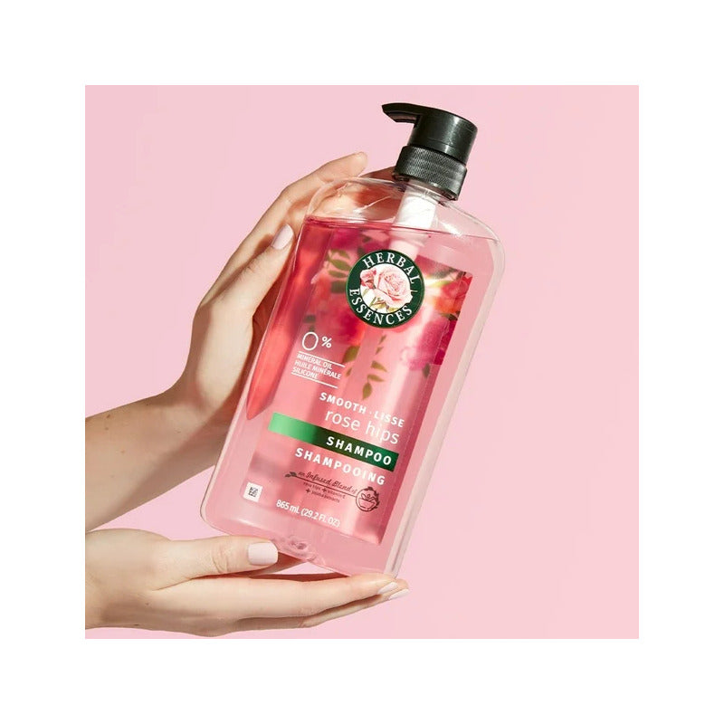 Shampoo Herbal Essences Smooth Rose Hips 865 Ml