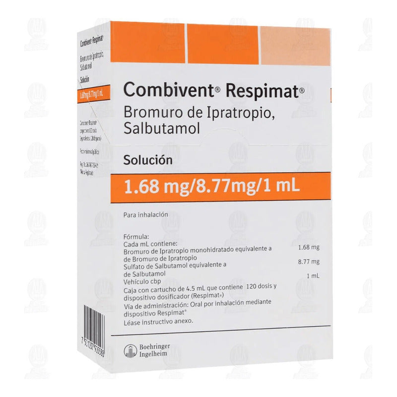 Bromuro De Ipratropio, Salbutamol Combivent Solución 1.68mg