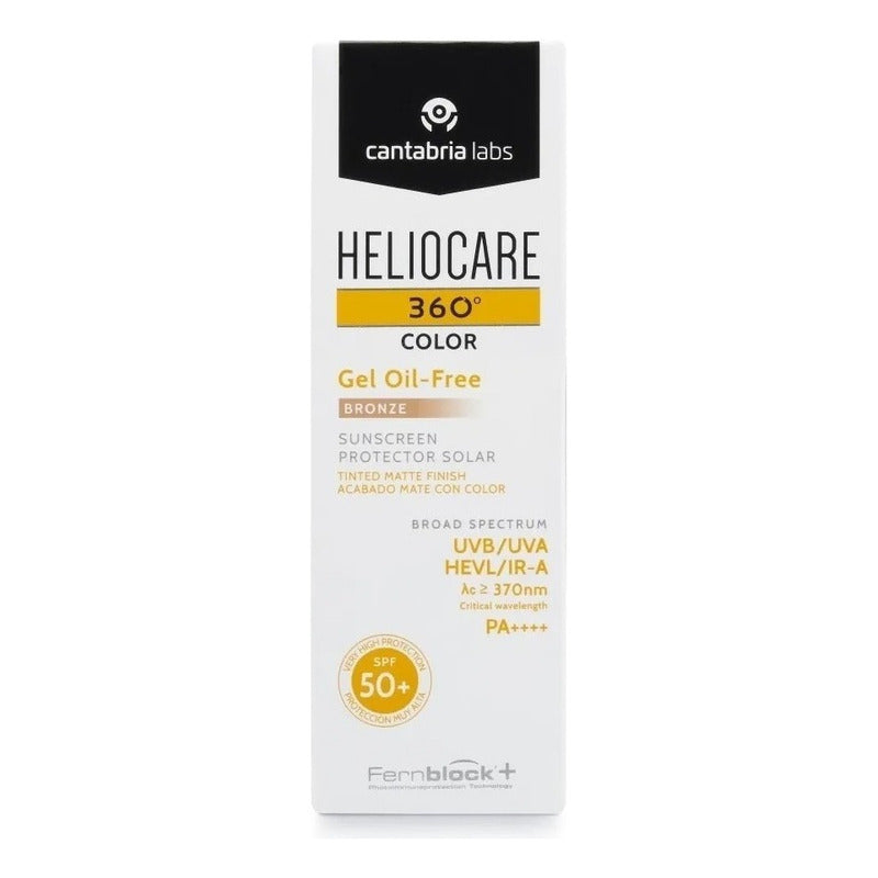 Heliocare 360 Gel Oil-free Color Bronze Spf 50 50 Ml