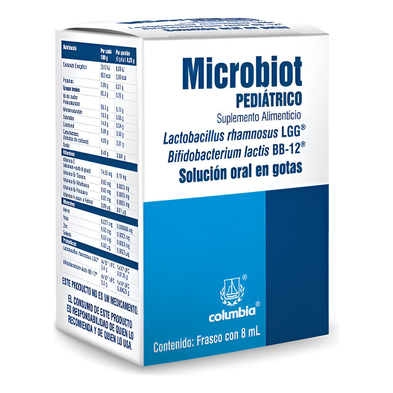 Microbiot Pedriático Con 1 Frasco Con 8 Ml N/a