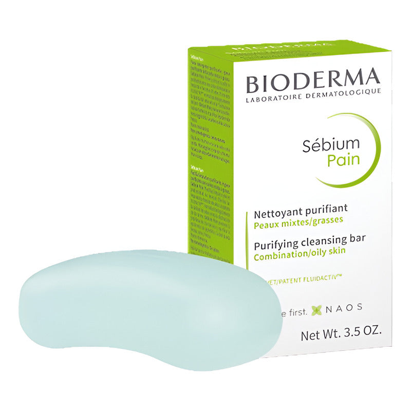 Bioderma Sebium Pain Barra Dermolimpiadora 100g Todo Tipo De Piel