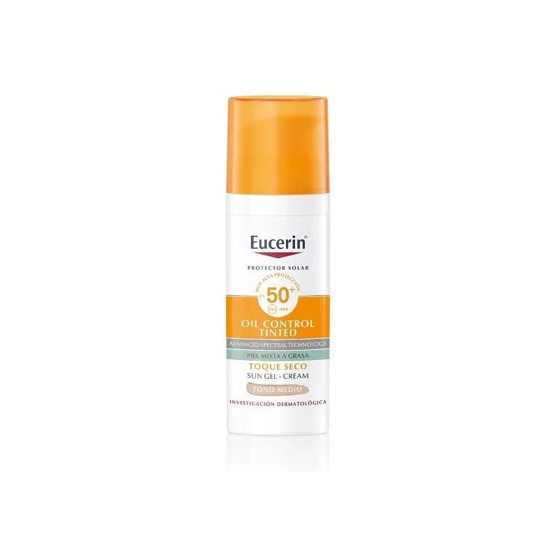 Protector Solar Facial Eucerin Sun Fps 50+ Tono Medio 50ml