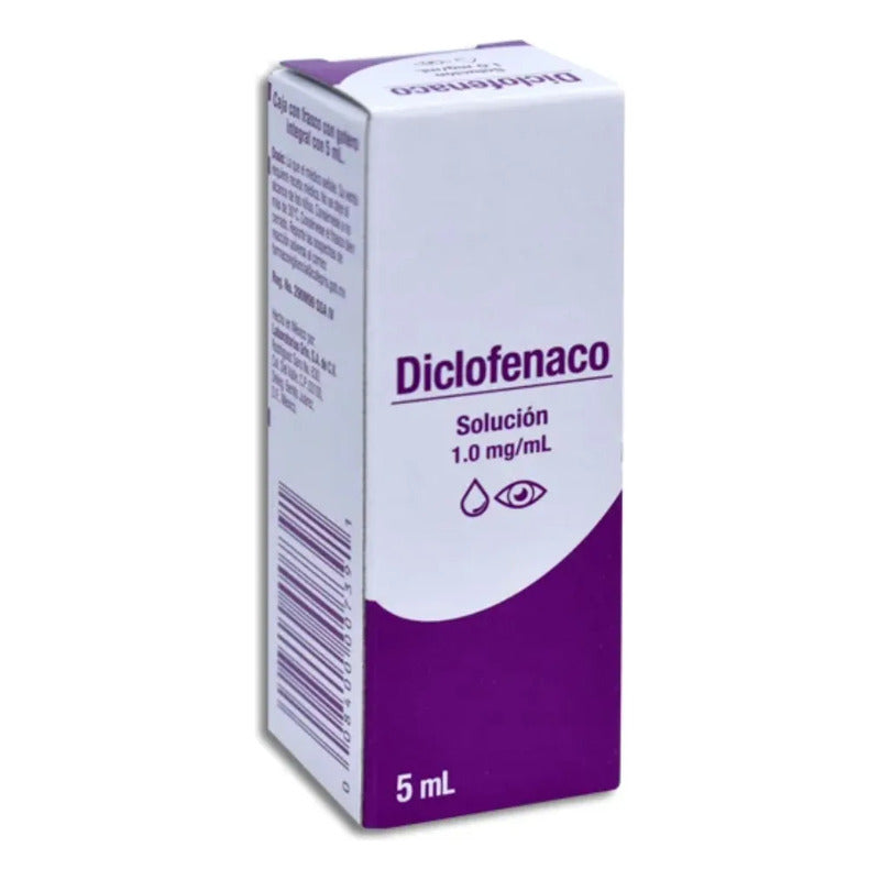 Diclofenaco Solución 1.0mg/ml Con 5ml