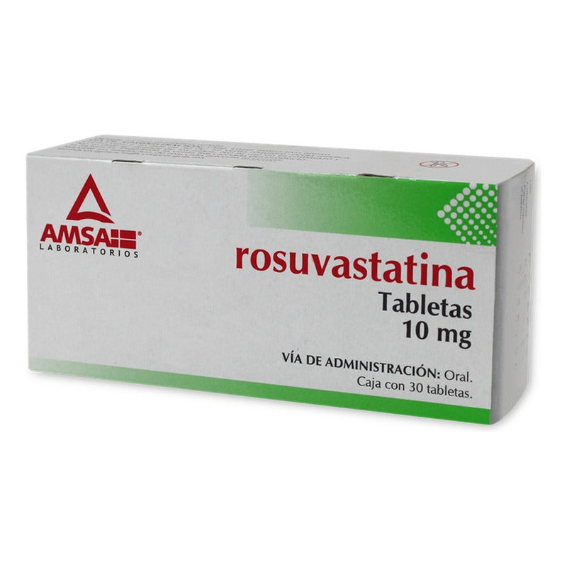 Rosuvastatina Amsa 10mg 30 Tabletas