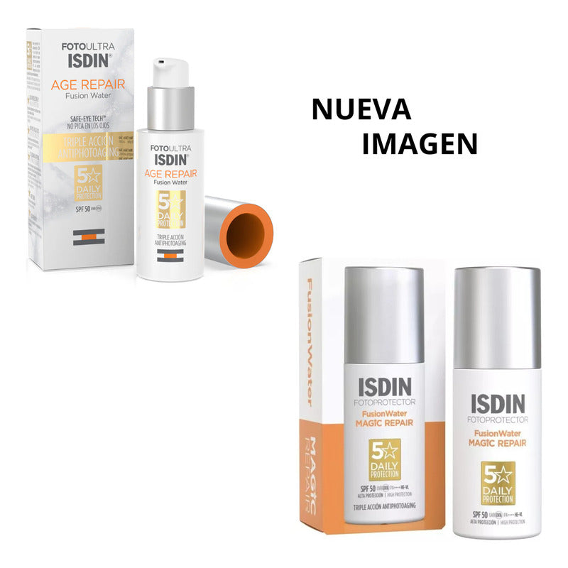 Isdin Fotoultra Age Repair Fusion Water Spf 50, 50 Ml