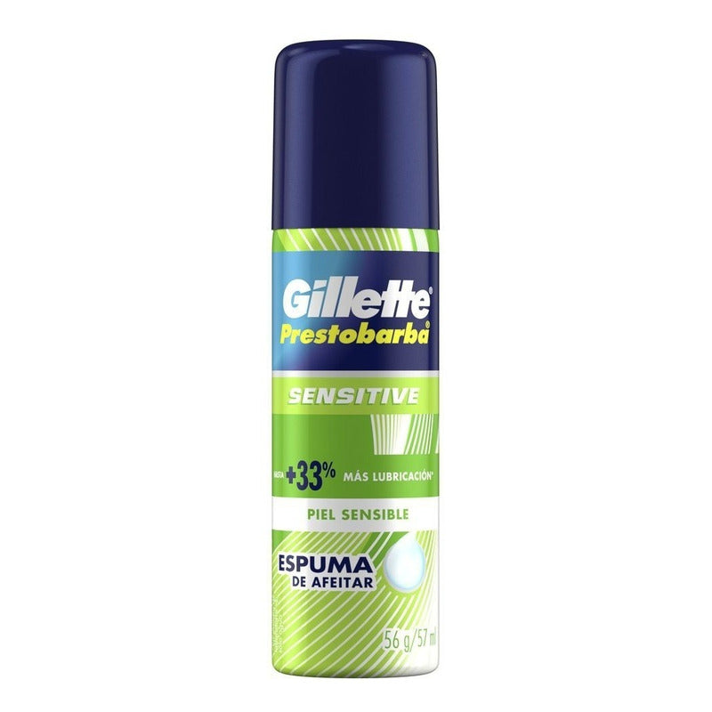 Gillette Espuma De Afeitar De Viaje Piel Sensible 57ml