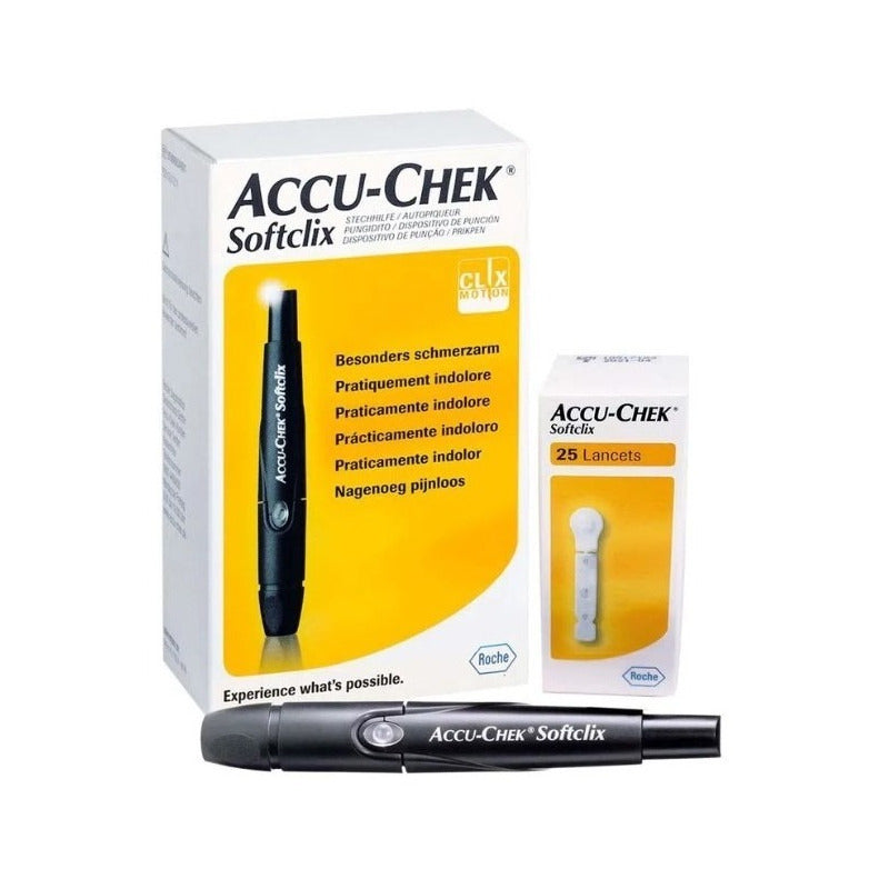 Dispositivo De Punción Softclix Con Lancetas Accu-chek
