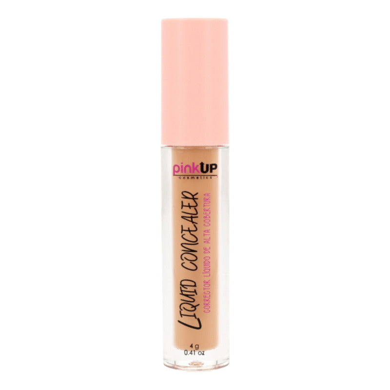 Pink Up Pklc200 Corrector De Larga Duración, No Se Cuartea, Hidrata 4 Ml Beige Unidad