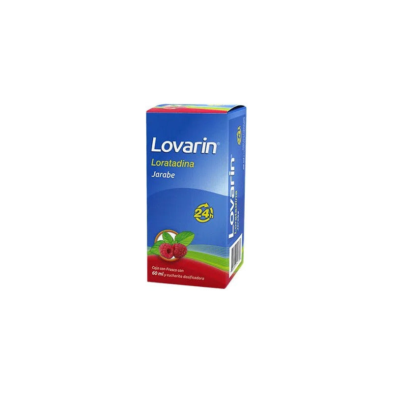 Lovarin Loratadina Jarabe 100 Mg/ 100 Ml Con 60ml