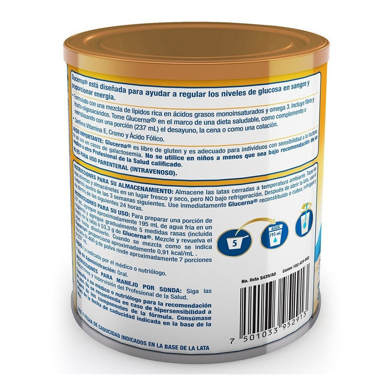 Glucerna Ayuda A Controlar Los Niveles De Glucosa 400gr Vainilla