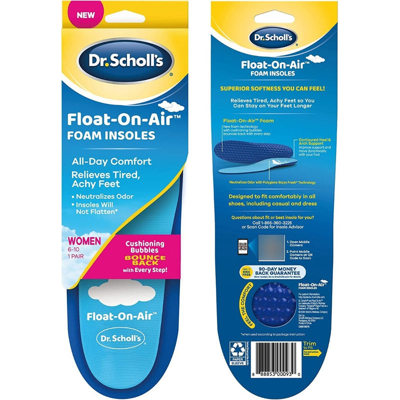 Dr. Scholl's Plantillas Float On Air Dama 23-27