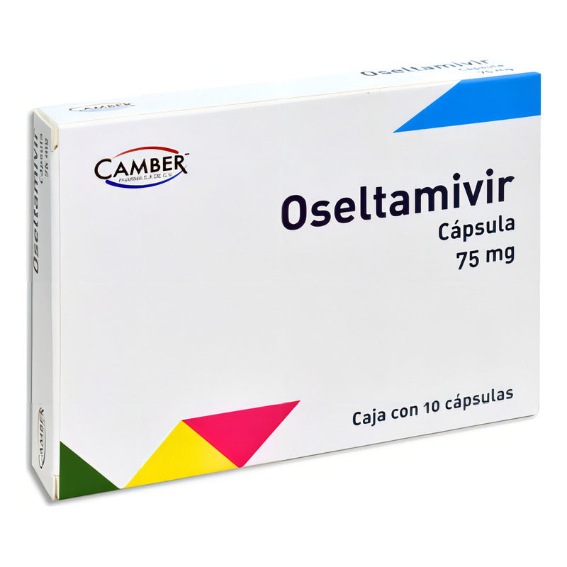 Oseltamivir Cápsula 75 Mg, 10 Cápsulas