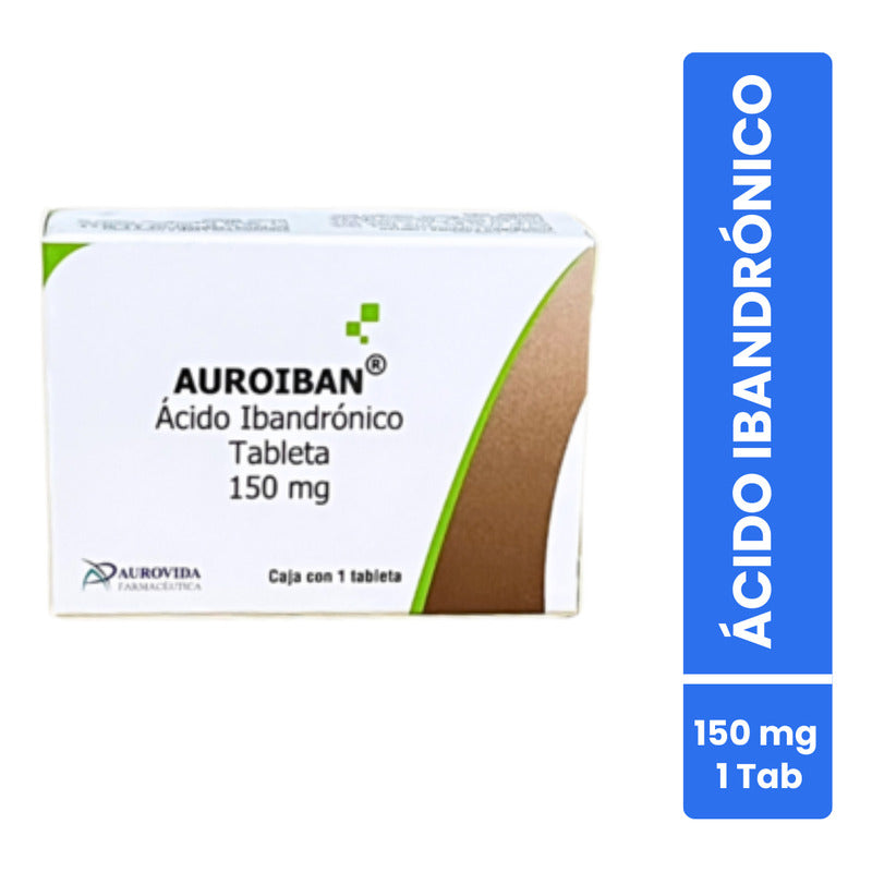 Auroiban Ácido Ibandrónico Caja Con 1 Tab. 150 Mg Aurovida