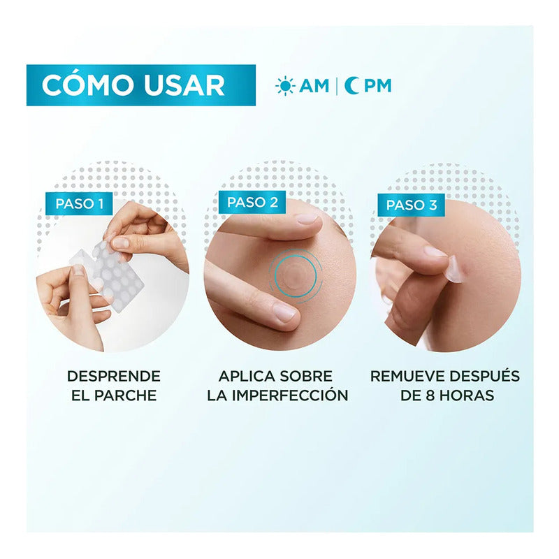 Garnier Pimple Patch Invisible 22 Pz Diferentes Tamaños - Todo Tipo De Piel - Día/noche