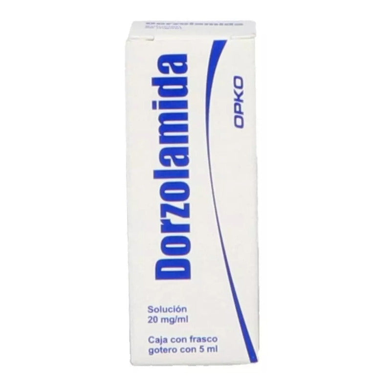 Dorzolamida Solución 20mg/ml Frasco Gotero C/5ml