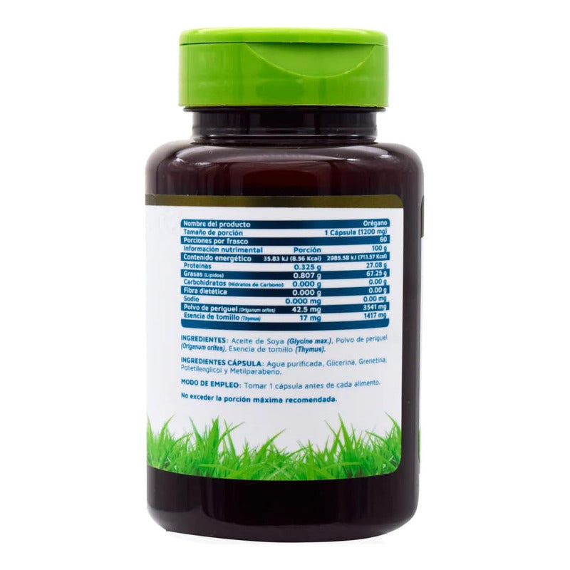 Aceite De Oregano Vidanat 60g Cápsulas - Sin Sabor