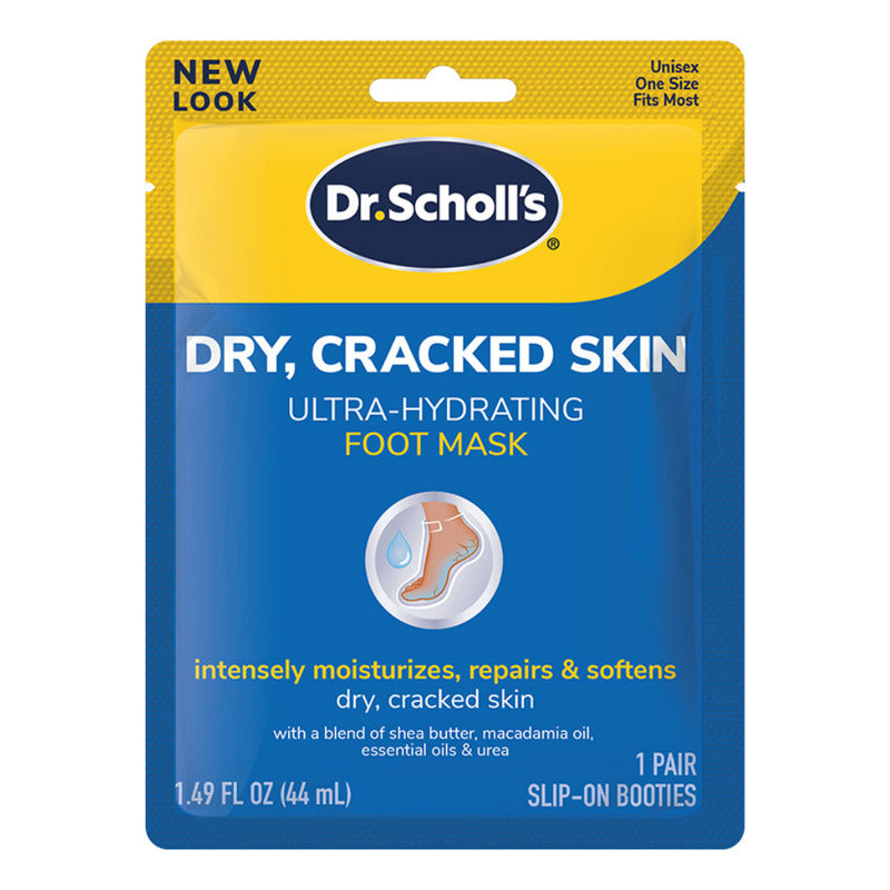 Dr Scholls Mascarilla Para Pies Ultra Hidratante Reparadora