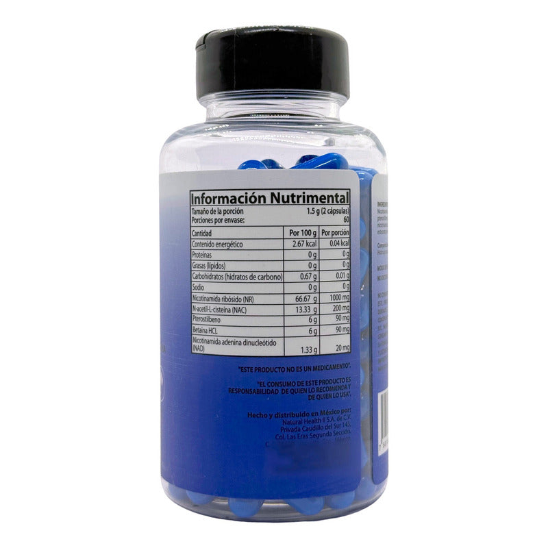 Allnature Eternad Nad 120caps 750mg C/u Sabor Sin Sabor