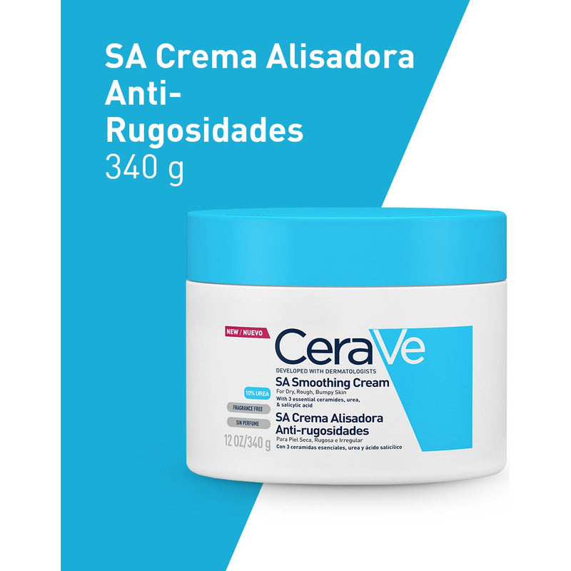 Cerave Crema Alisadora Con Ácido Salicílico | Suaviza Rugosidades En Piel Seca