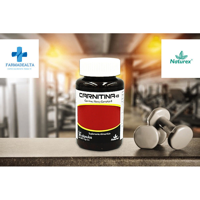 Naturex Carnitinab 560 Mg Frasco 30cápsulas Sin Sabor