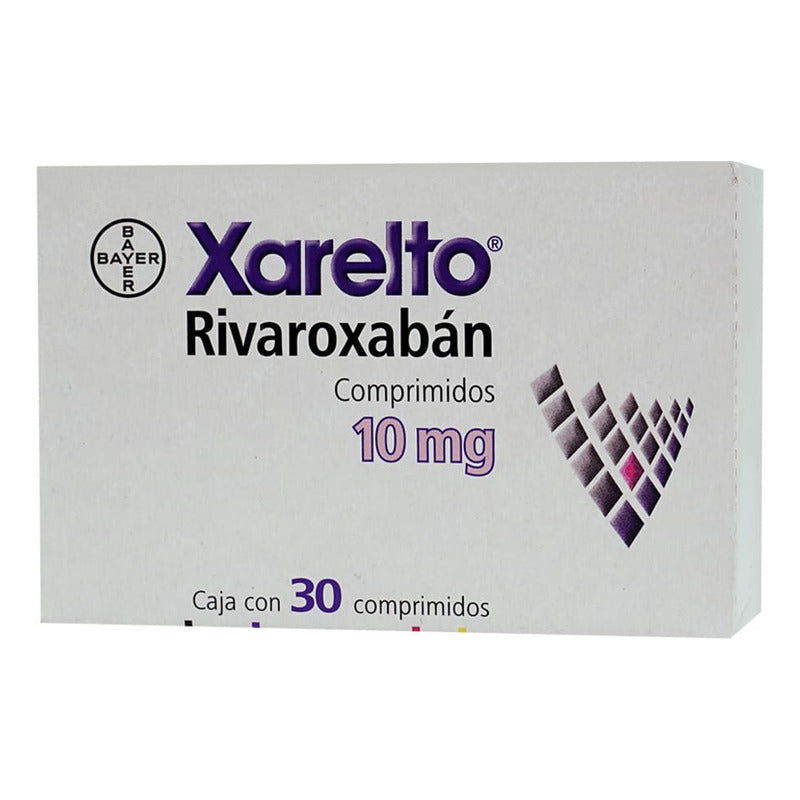 Xarelto Comprimido 10 Mg, 30 Comprimidos