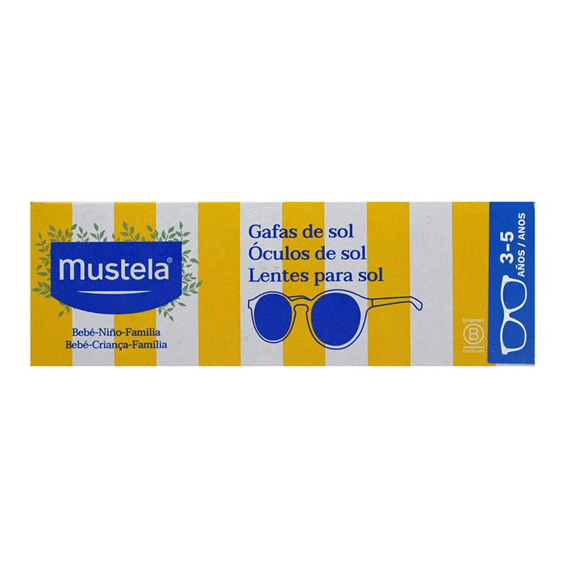 Mustela Lentes Solares Para Niño 3 - 5 Años Cuadrado Azul Oscuro Gris Oscuro Azul Oscuro Azul Oscuro