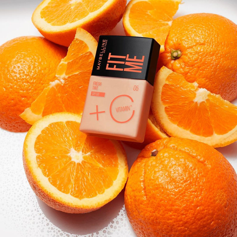 Maybelline Base Fit Me Fresh C 30ml Con Protector Solar Beige 05