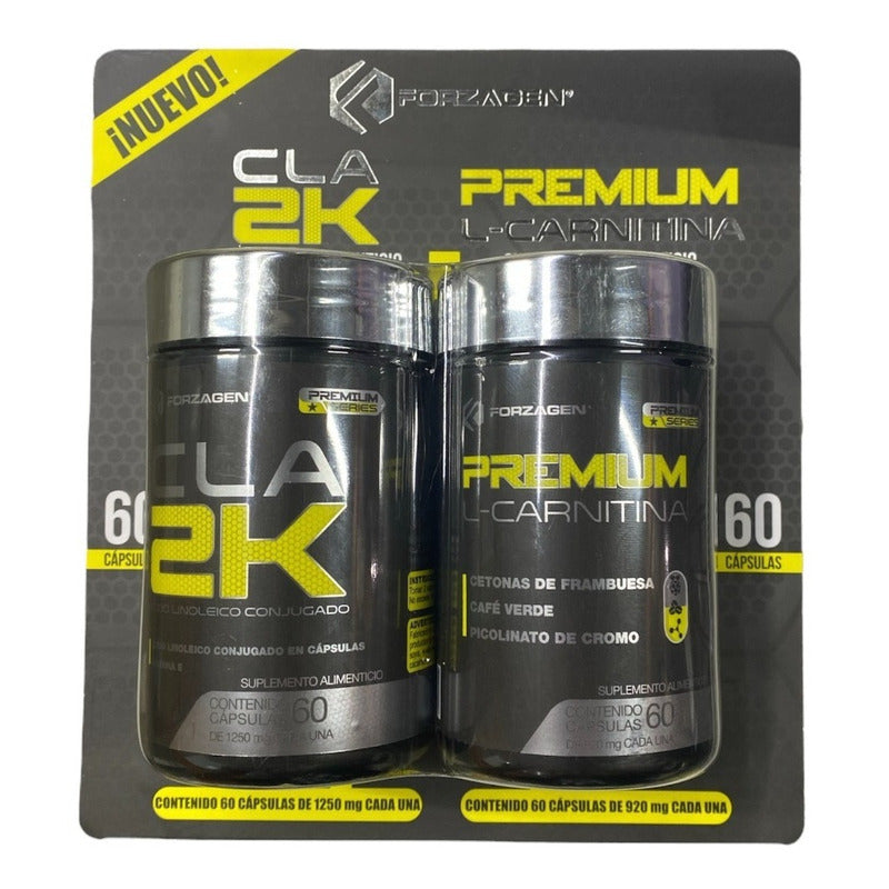 Forzagen Duo Cla 2k Y Premium L-carnitina 60 Cap Cu