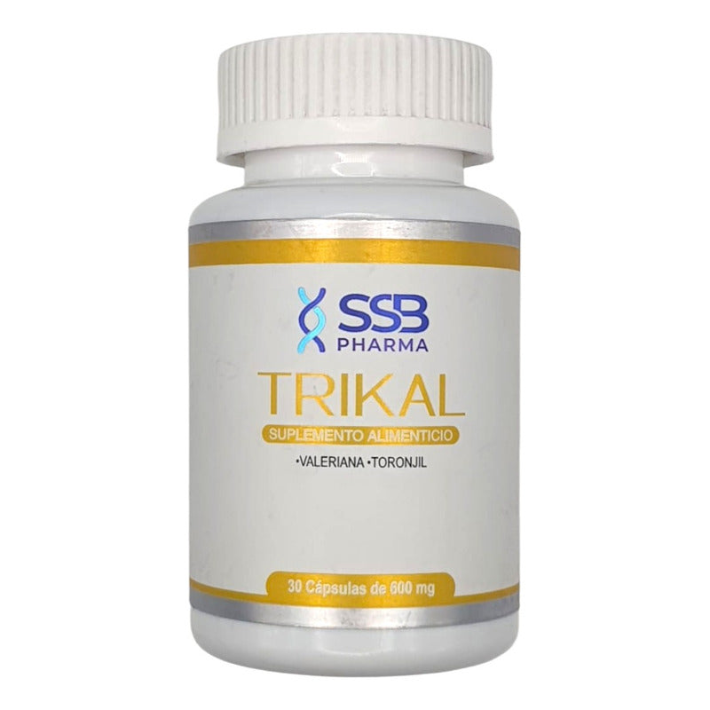 Ssb Pharma Trikal Suplemento Alimenticio 500 Mg 30 Cápsulas Sin Sabor