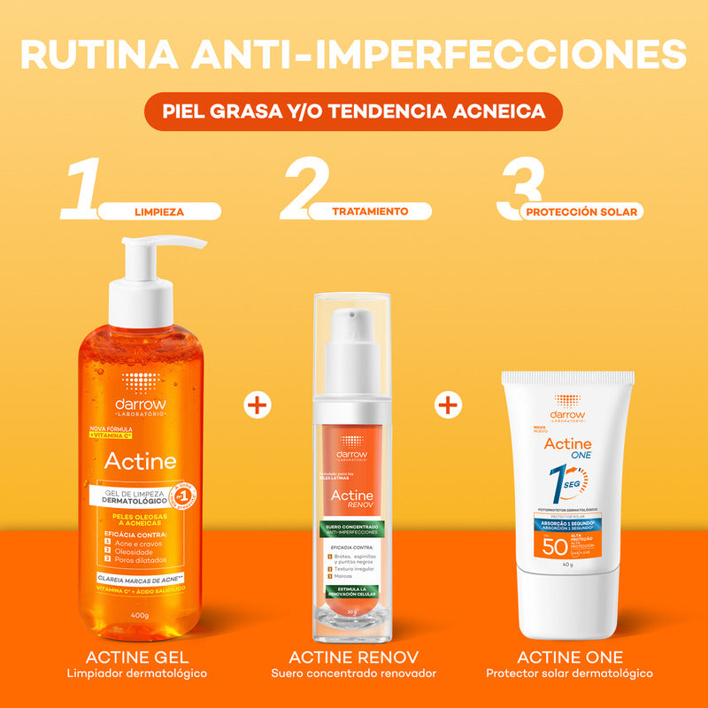 Actine Renov Suero Anti-imperfecciones Darrow 30g Piel Grasa O Con Tendencia Acnéica