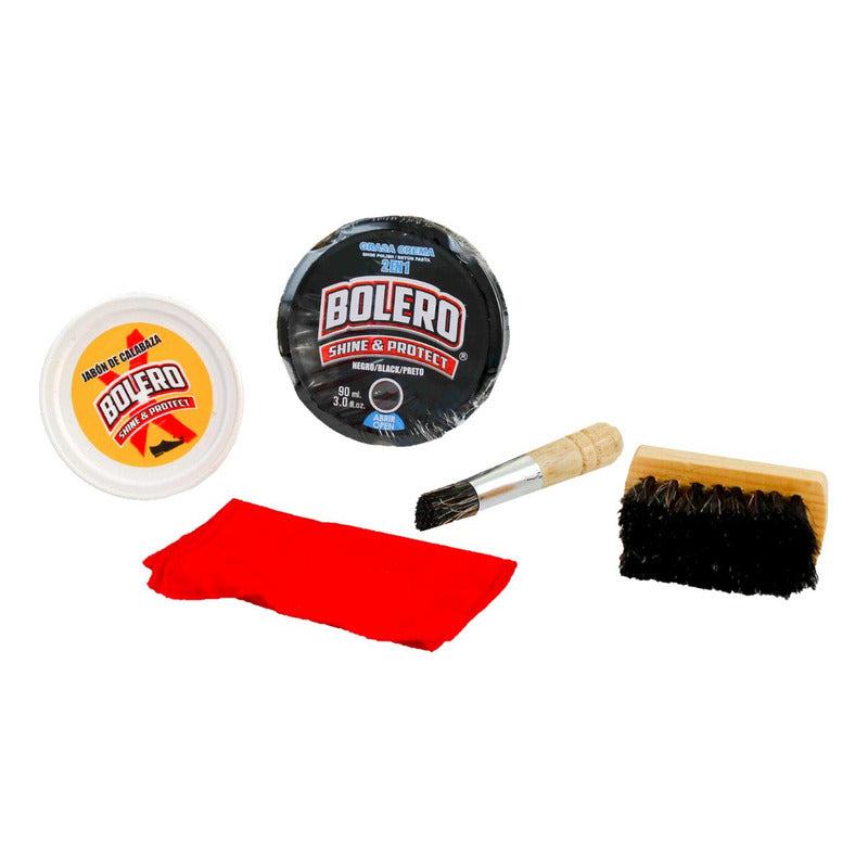 Kit De Limpieza De Calzado Bolero Con 5 Piezas