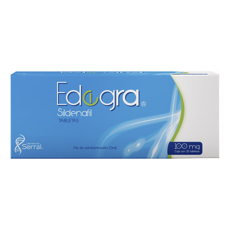 Edegra Tabletas 100 Mg, 20 Tabletas