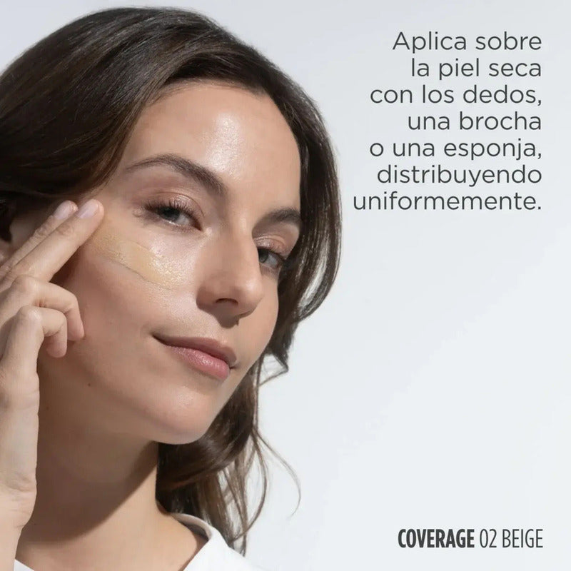 Isdin Coverage Base De Maquillaje Alta Cobertura Con Protector Solar Fps 50+ Tono 2.0 Beige