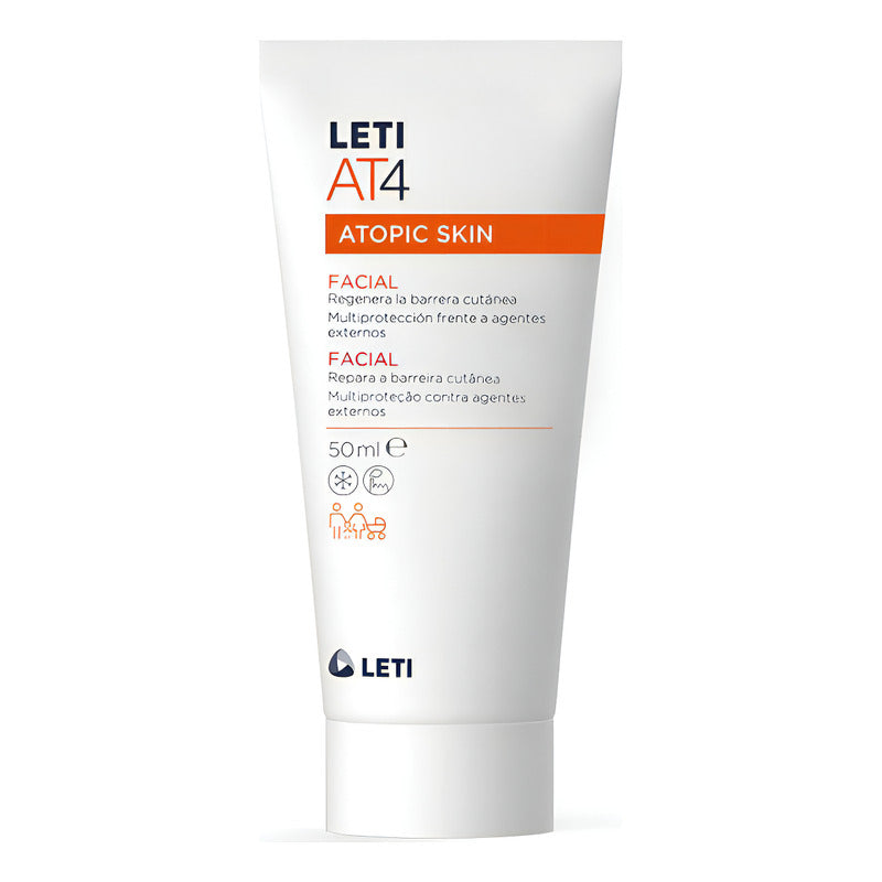 Leti At4 Facial Piel Atópica Y Seca 50ml Atópica