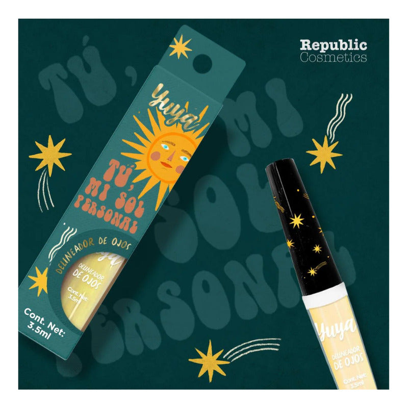 Delineadores De Ojos Yuya Amarillo 3.5ml Amarillo