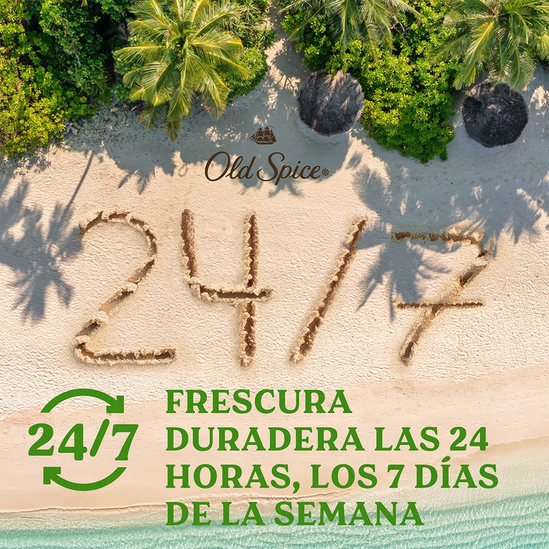 Old Spice Fresher Antitranspirante En Barra 4 Pzas De 73 G Coco