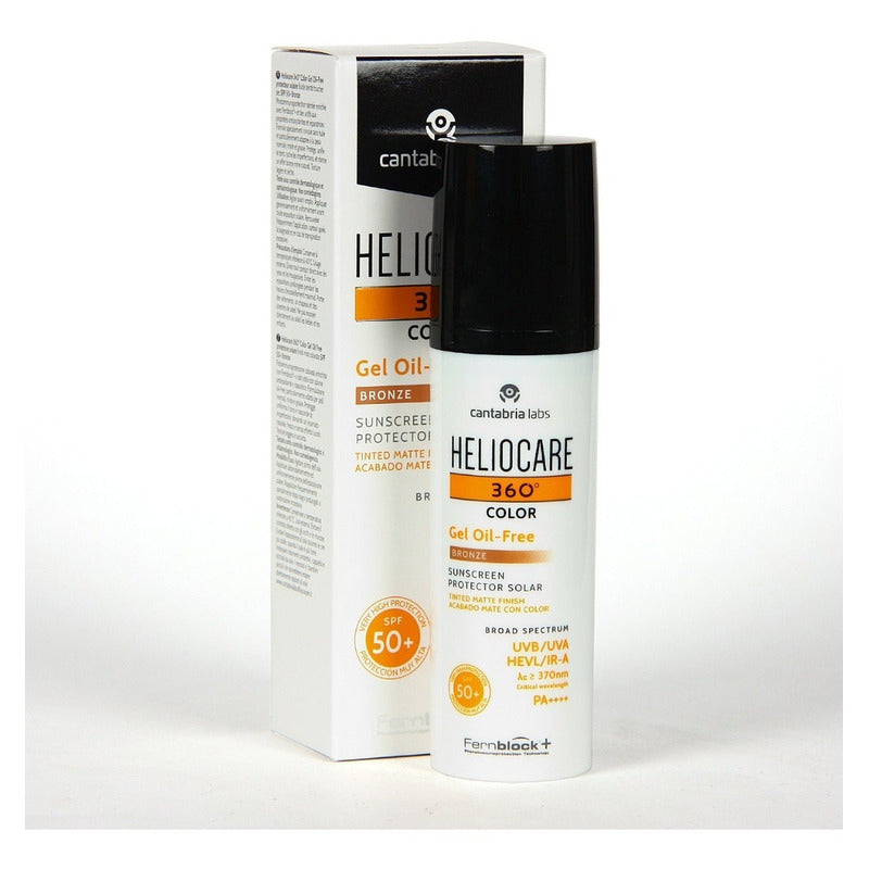 Heliocare 360 Gel Oil-free Color Bronze Spf 50 50 Ml