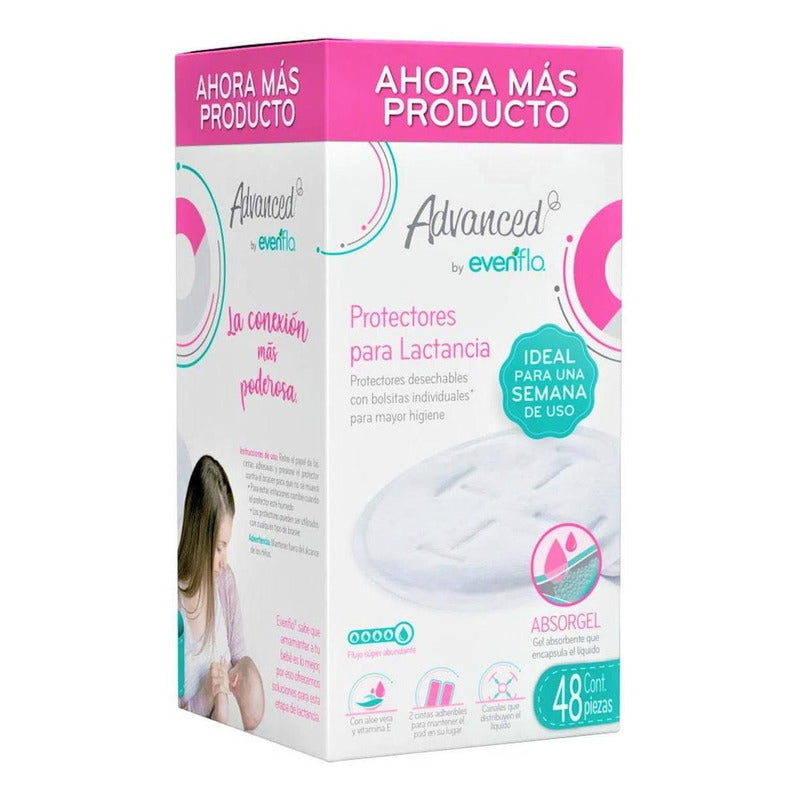 Protectores Para Lactancia Evenflo Absorgel 48 Pzas