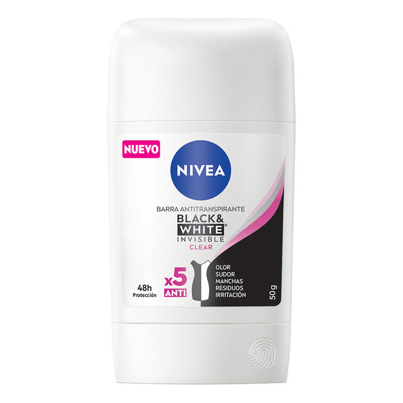 Nivea Black & White Antitranspirante Invisible 50g
