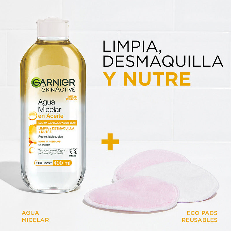 Agua Micelar Bifásica Garnier Skin Active X 400ml