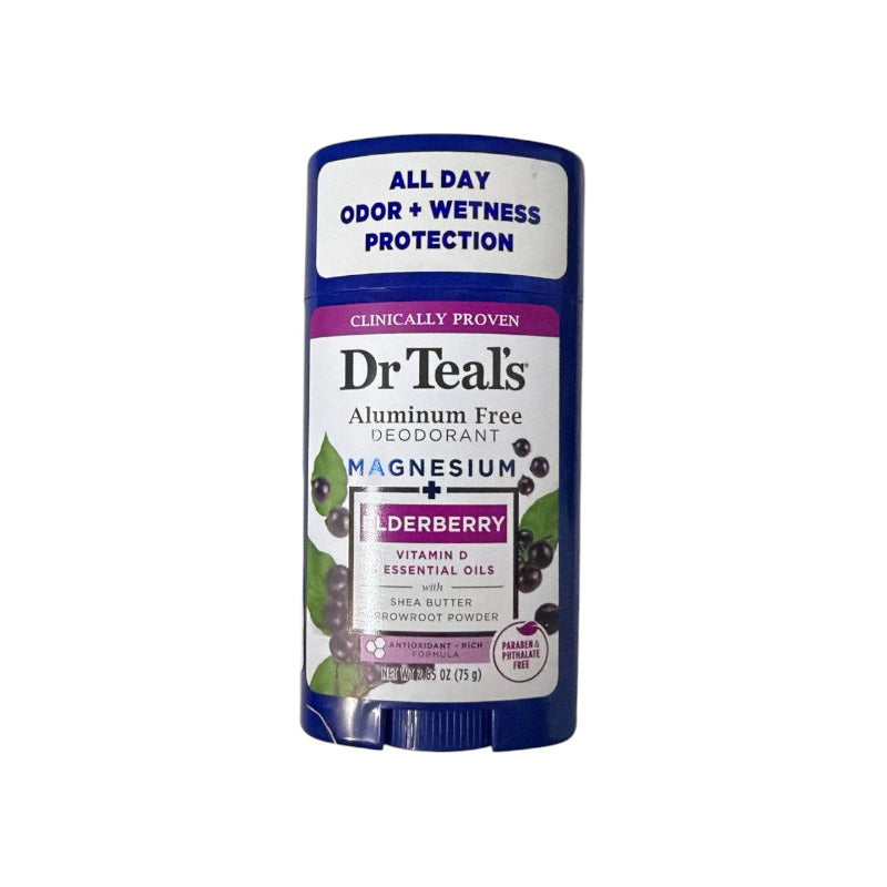 Dr Teals Antitranspirante Barra Elderberry Y Vitamina D 75g