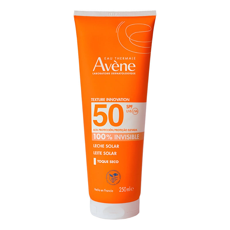 Avene Texture Innovation 50fps+ Invisible Leche Solar 250ml Normal A Grasa Día/noche