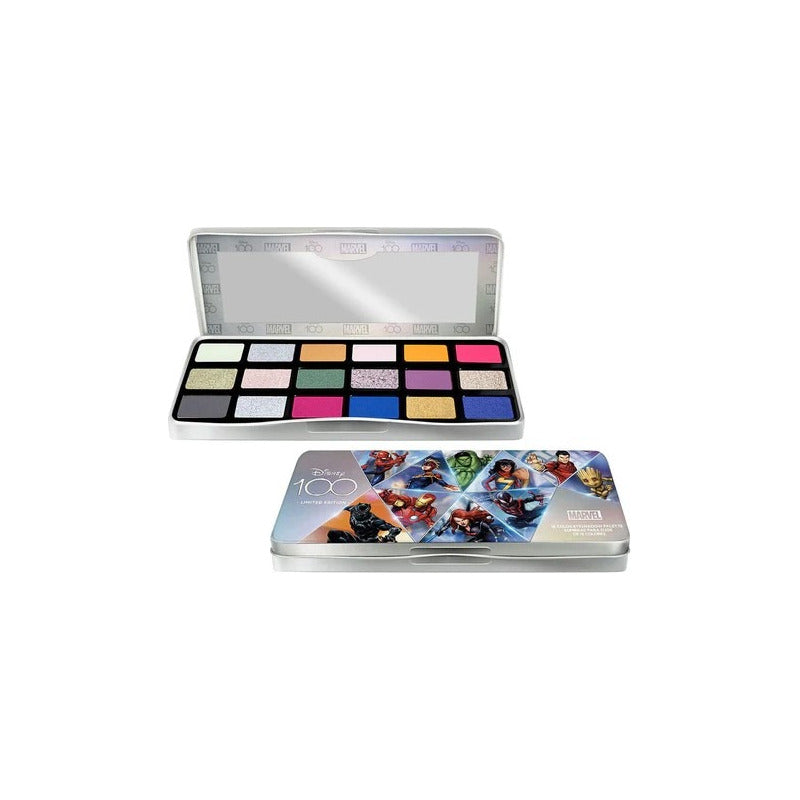 Set De Sombras Disney 100 Marvel Edición Especial 18 Colores