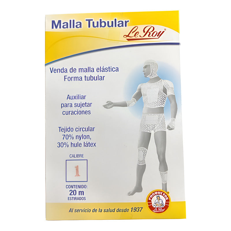 Le Roy Malla Tubular Calibre. 1 - 20m Estirados 1pz Blanco